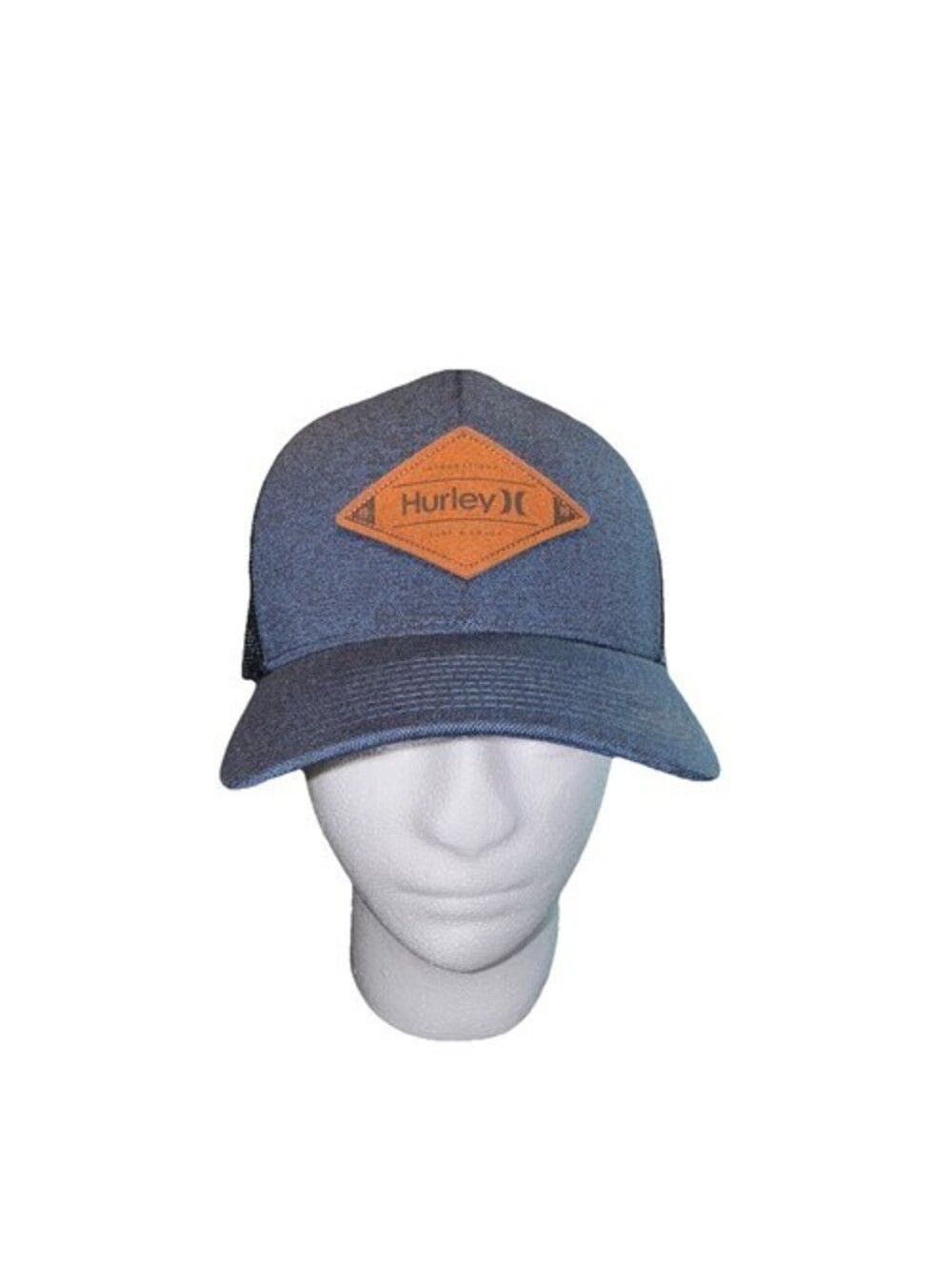 Hurley Men's Trucker Hat Adjustable Mesh Back - Blue/Black, One Size